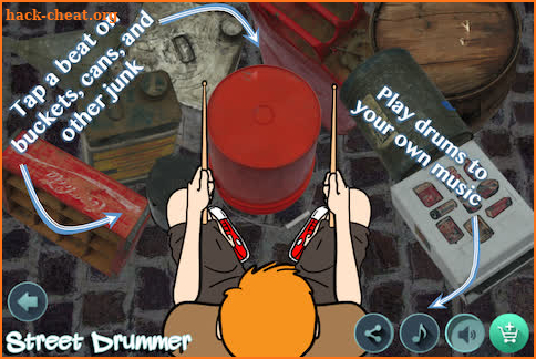 Street Drummer - bucket beats screenshot