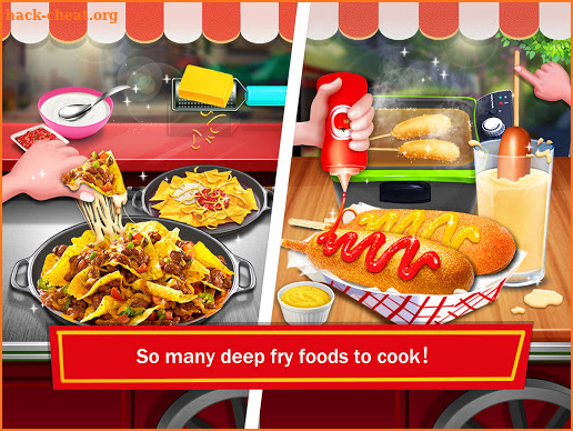 Street Food: Deep Fried Foods Maker Cooking Games screenshot