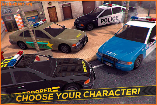 Street Police Patrol Car screenshot