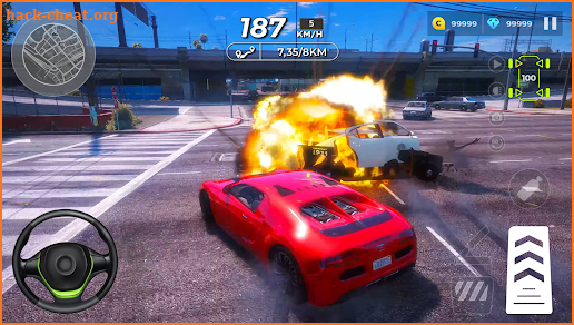 Street Racing Car: Night Vegas screenshot