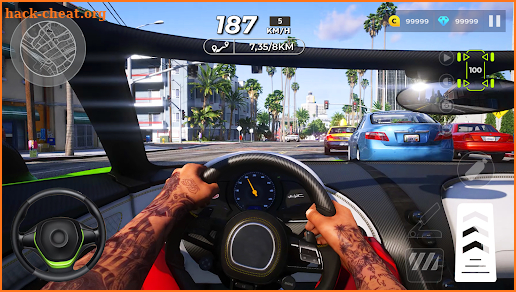 Street Racing Car: Night Vegas screenshot