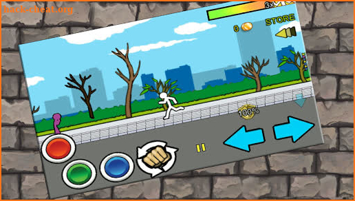 Street runner stick screenshot