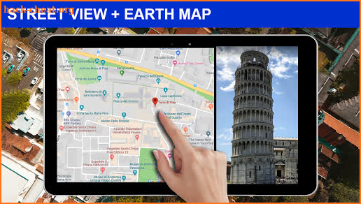 Street view live map: Satellite earth map screenshot