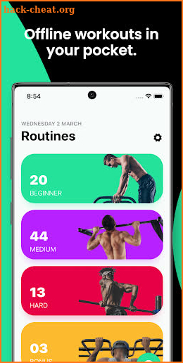 Street Workout App screenshot