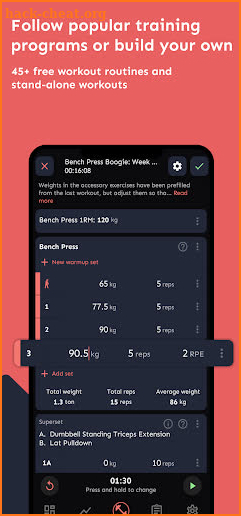 StrengthLog – Workout Tracker screenshot