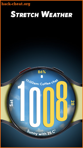 Stretch Weather - Watch face screenshot