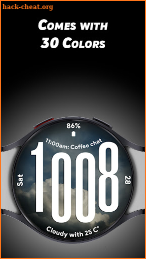 Stretch Weather - Watch face screenshot