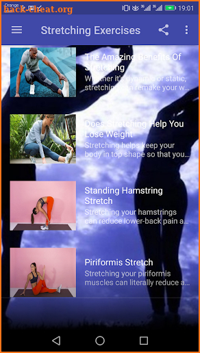Stretching Exercises screenshot