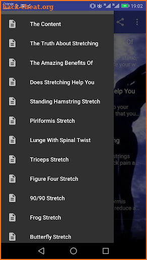 Stretching Exercises screenshot