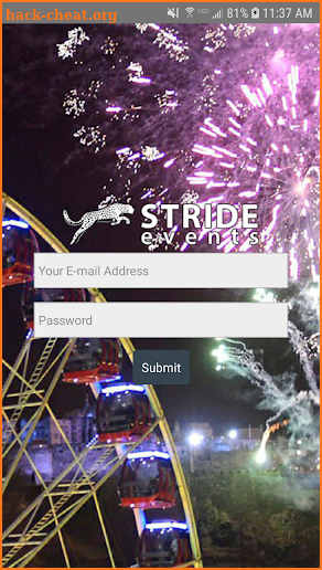 Stride Events screenshot