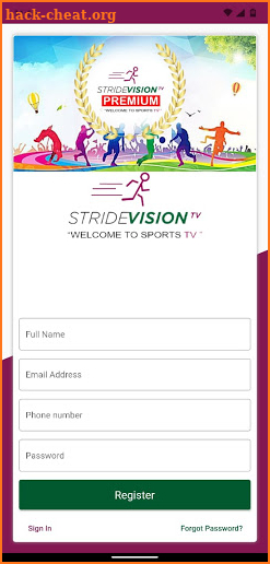 Stride Vision screenshot