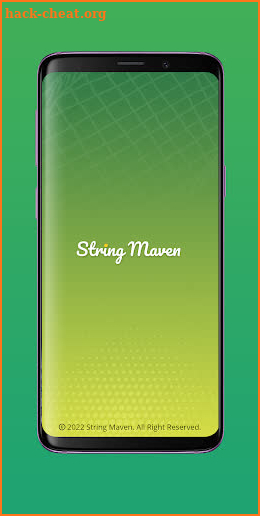 String Maven screenshot