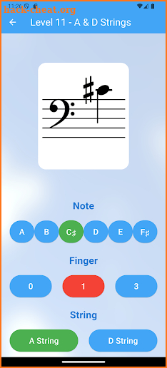 String Note Tutor screenshot