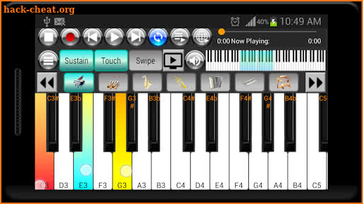 Strings And Piano Keyboard Pro screenshot