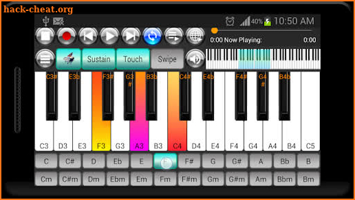 Strings And Piano Keyboard Pro screenshot