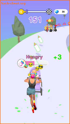 Stroller Baby Race screenshot