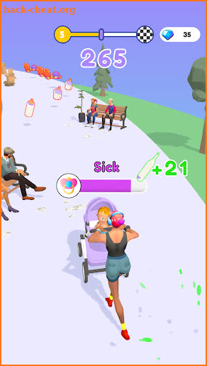 Stroller Baby Race screenshot