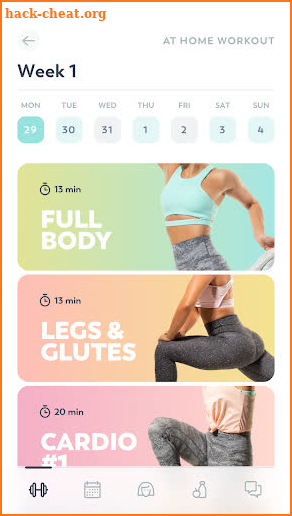 StrongHer: Fitness + Nutrition screenshot
