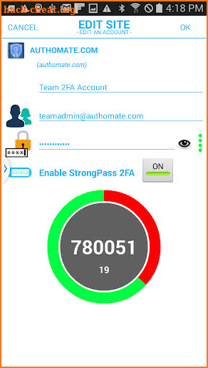 StrongPass Teams screenshot