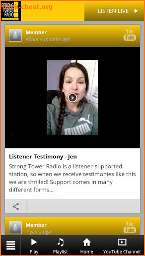 StrongTower Radio WGCP screenshot
