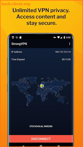 StrongVPN - Your Privacy, Made Stronger. screenshot