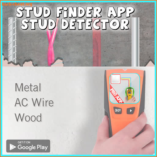 Stud finder app screenshot