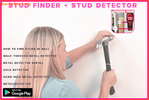 Stud Finder app -  Stud Detector Metal screenshot