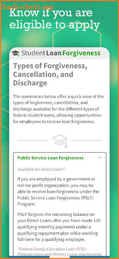 Student Loan Forgiveness screenshot