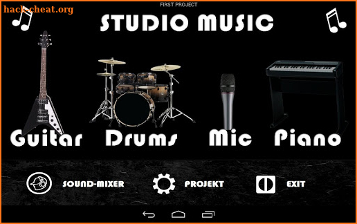 Studio music - garage band screenshot