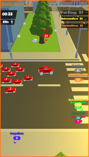 Stunt Car io : Crowd City Drive Game screenshot