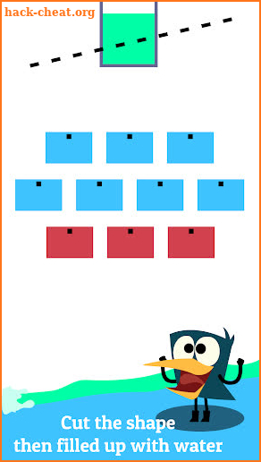 Stupid Bird: Cut Puzzle game screenshot