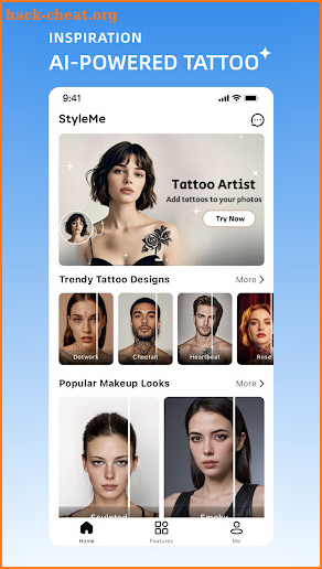 StyleMe-AI selfie editor screenshot
