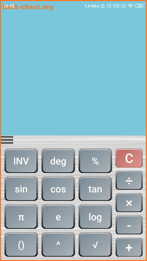 Stylish calculator screenshot
