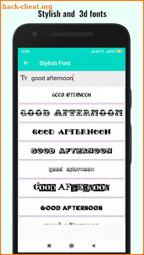 Stylish Fonts screenshot