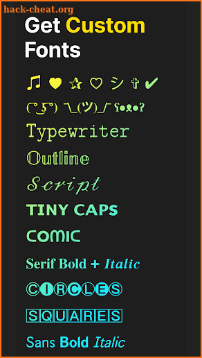 Stylish Fonts & Fancy Keyboard screenshot