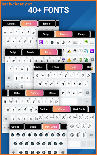 Stylish Fonts Keyboard App – Fancy Text Keyboard screenshot