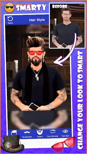 Stylish Man Photo Editor screenshot