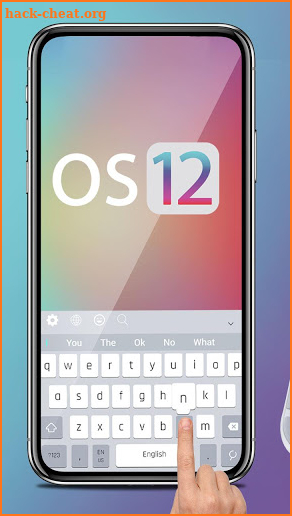 Stylish OS 12 Keyboard screenshot
