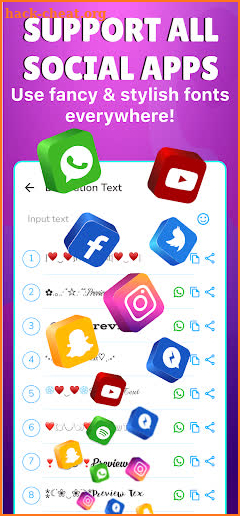 Stylish Text - Fonts & Emojis screenshot