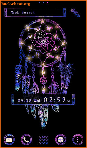 Stylish Wallpaper Galaxy Dreamcatcher Theme screenshot