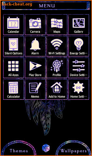 Stylish Wallpaper Galaxy Dreamcatcher Theme screenshot