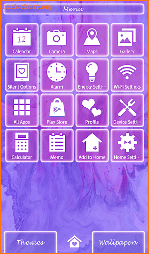 Stylish Wallpaper Purple Marble Theme screenshot