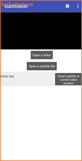 SubEdit - Edit, create, synchronize subtitles screenshot