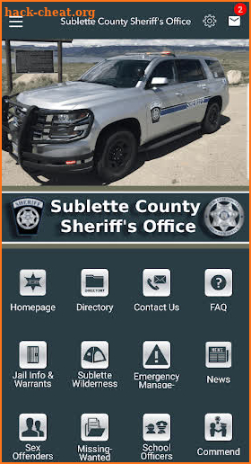 Sublette County Sheriff screenshot