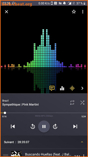 SublimBeats Music Player screenshot