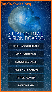 Subliminal Vision Boards App screenshot