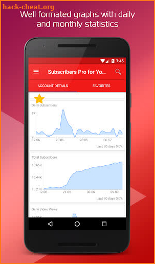Subscribers Pro - for Youtube screenshot