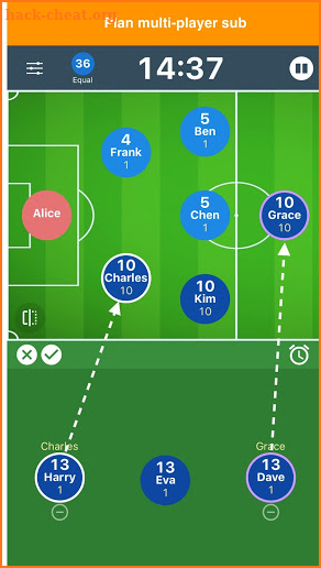 SubTime: play time and sub tracking for coaches screenshot