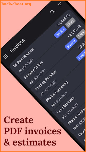 SubTotal - Invoice Maker screenshot