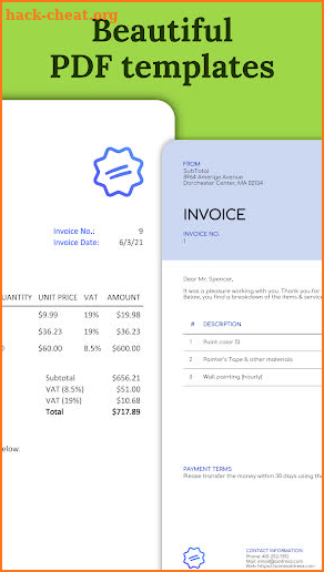 SubTotal - Invoice Maker screenshot